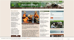 Desktop Screenshot of naturskolerne.dk